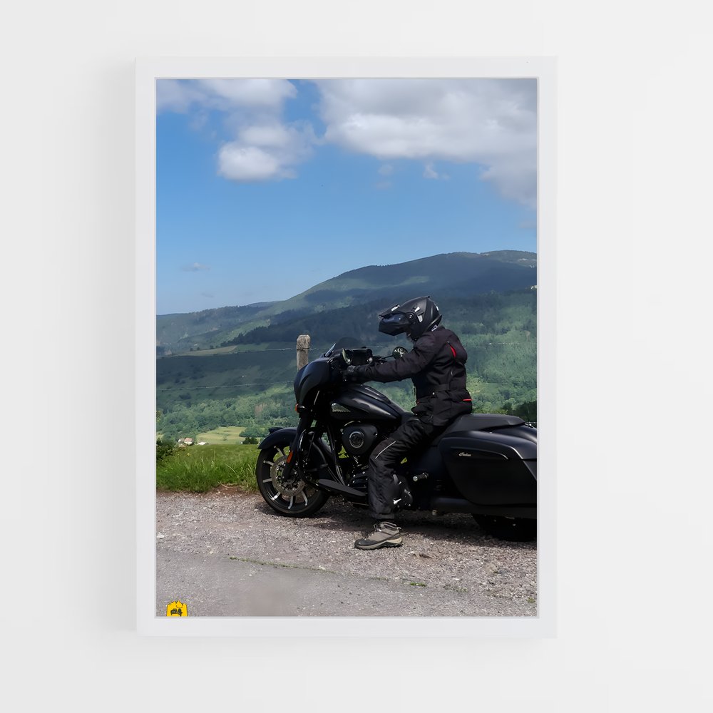 Poster L'Esprit du Chevalier – affiche Indian Motorcycle (vue 3)